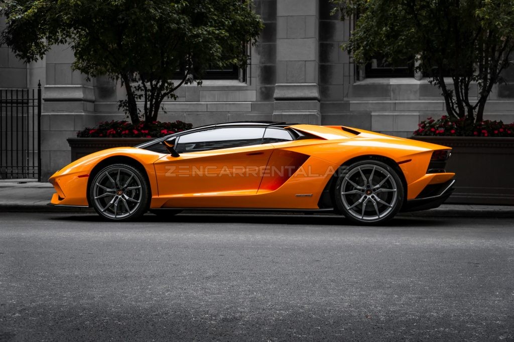 Zen Rent a Car - availability photo - orange sports car - article